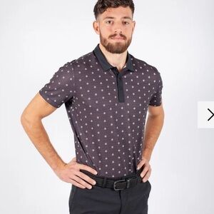 Galvin Green Golf Polo Monty Ventil8 Black Size 2XL‎